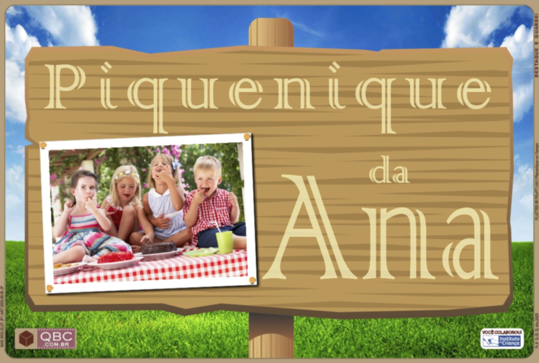 A wooden sign with a picture of kids on it

Description automatically generated with low confidence